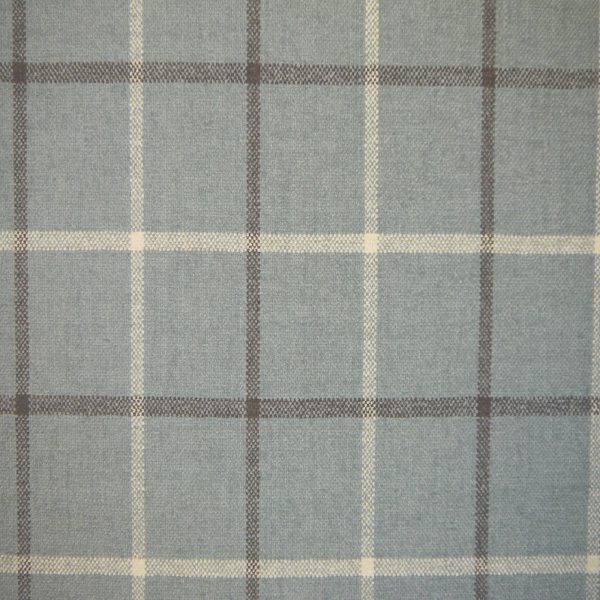 Lana Window Pane Fabric Col Dove Grey